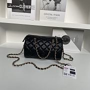 Colestore Chanel 25P Bowling Bag Calfskin Black 11.5×18.5×11cm - 6