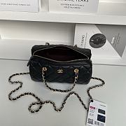 Colestore Chanel 25P Bowling Bag Calfskin Black 11.5×18.5×11cm - 2