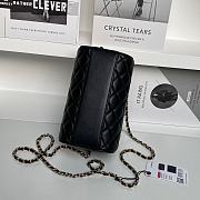 Colestore Chanel 25P Bowling Bag Calfskin Black 11.5×18.5×11cm - 3