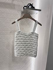 Colestore Chanel Tank Top in White - 1