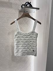 Colestore Chanel Tank Top in White - 5