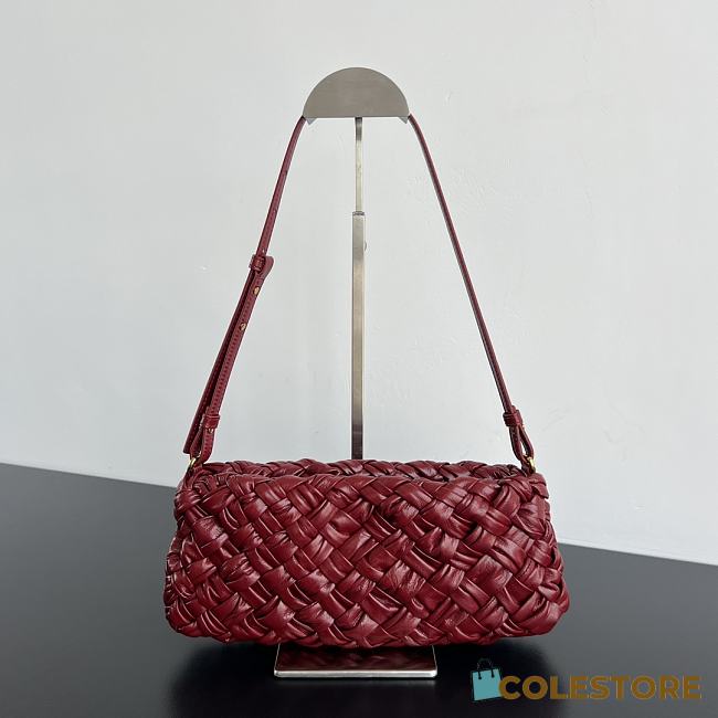 Colestore Bottega Veneta Kalimero Cha-Cha Bright Red 28.5x15x6cm - 1