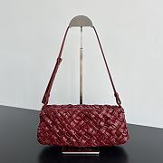 Colestore Bottega Veneta Kalimero Cha-Cha Bright Red 28.5x15x6cm - 1
