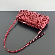 Colestore Bottega Veneta Kalimero Cha-Cha Bright Red 28.5x15x6cm - 5