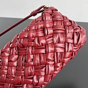 Colestore Bottega Veneta Kalimero Cha-Cha Bright Red 28.5x15x6cm - 2