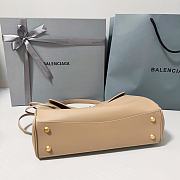 Colestore Balenciaga Women's Medium Rodeo Leather Handbag Beige 35x23x11cm - 4