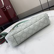 Colestore Gucci GG Emblem Small Shoulder Bag Light Green 24.5x16x5cm - 4