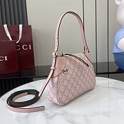 Colestore Gucci GG Emblem Small Shoulder Bag Light Pink 24.5x16x5cm - 5