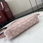 Colestore Gucci GG Emblem Small Shoulder Bag Light Pink 24.5x16x5cm - 3