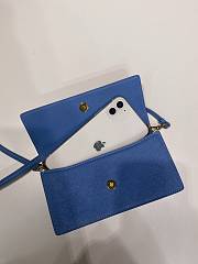 Colestore Prada Saffiano Crossbody Blue Bag 18x9.5x3cm - 5