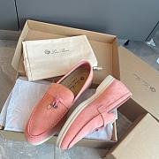 Colestore Loro Piana Summer Charms Walk Loafers Pink  - 6