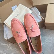 Colestore Loro Piana Summer Charms Walk Loafers Pink  - 2