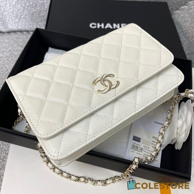 Colestore Chanel 23P Woc Gold Hardware 19.2x12.3x3.5cm - 1