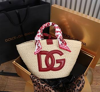 Colestore Dolce & Gabbana Small Kendra Shopper in Red 35x26x16cm