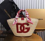 Colestore Dolce & Gabbana Small Kendra Shopper in Red 35x26x16cm - 6