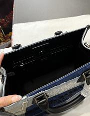 Colestore Dolce&Gabbana Denim Patchwork Shopper Blue 31x27x15cm - 2