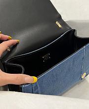 Colestore Dolce & Gabbana Dg Girls In Patchwork Denim Blue 23x17x6.5cm - 5