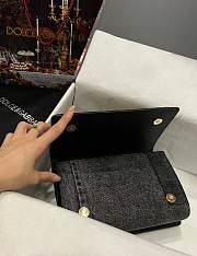 Colestore Dolce & Gabbana Dg Girls In Patchwork Denim Black 23x17x6.5cm - 5