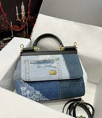Colestore Dolce & Gabbana Sicily Patchwork Denim size 25cm