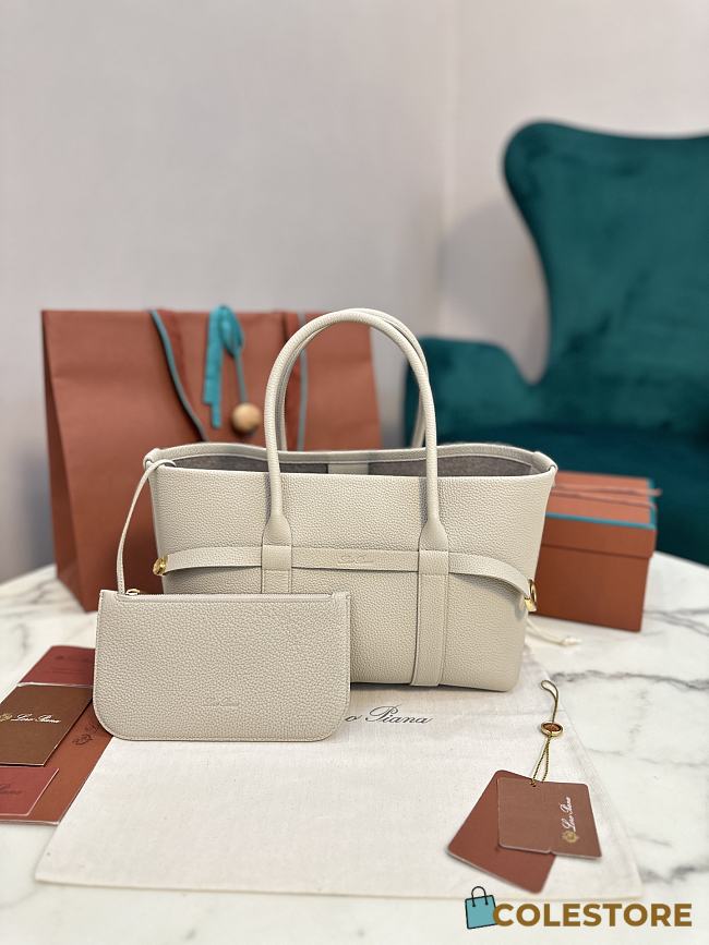 Colestore Loro Piana Ghiera Shopper Small Light Travertine 28x19x12cm - 1