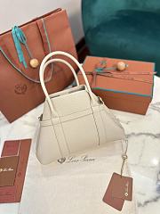 Colestore Loro Piana Ghiera Shopper Small Light Travertine 28x19x12cm - 4