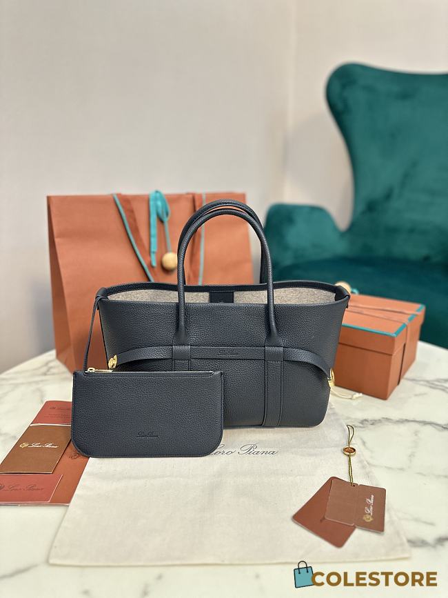 Colestore Loro Piana Ghiera Shopper Small Black 28x19x12cm - 1