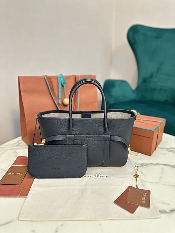 Colestore Loro Piana Ghiera Shopper Small Black 28x19x12cm