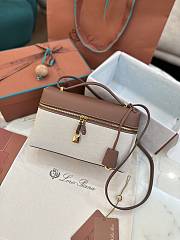 Colestore Loro Piana Extra Bag L27 Flax Brown 27x15.5x9.5cm - 2
