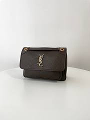 Colestore YSL Saint Laurent Niki Medium In Grained Lambskin Light Musk 28x20.5x8.5cm - 3