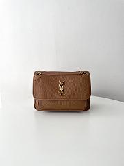 Colestore YSL Saint Laurent Niki Medium In Grained Lambskin Dark Cork 28x20.5x8.5cm - 4
