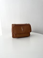 Colestore YSL Saint Laurent Niki Medium In Grained Lambskin Dark Cork 28x20.5x8.5cm - 5
