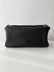 Colestore YSL Saint Laurent Calypso Large In Grained Lambskin Black 28x22x12cm - 6