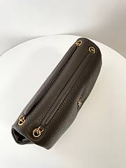 Colestore YSL Saint Laurent Calypso Large In Grained Lambskin Light Musk 28x22x12cm - 4