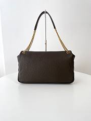 Colestore YSL Saint Laurent Calypso Large In Grained Lambskin Light Musk 28x22x12cm - 5