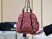 Colestore Chanel 24N Coco Neige Backpack in Tweed 28x26x11cm - 5