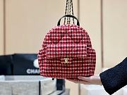 Colestore Chanel 24N Coco Neige Backpack in Tweed 28x26x11cm - 3