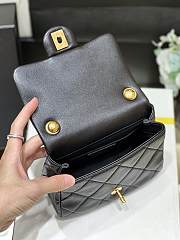 Colestore Chanel 23C Mini Flap Bag with Top Handle 17x13x6cm - 4