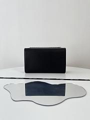 Colestore Kate Medium Tassel In Grain De Poudre Embossed Leather Sliver Hardware 24x14.5x5.5cm - 6