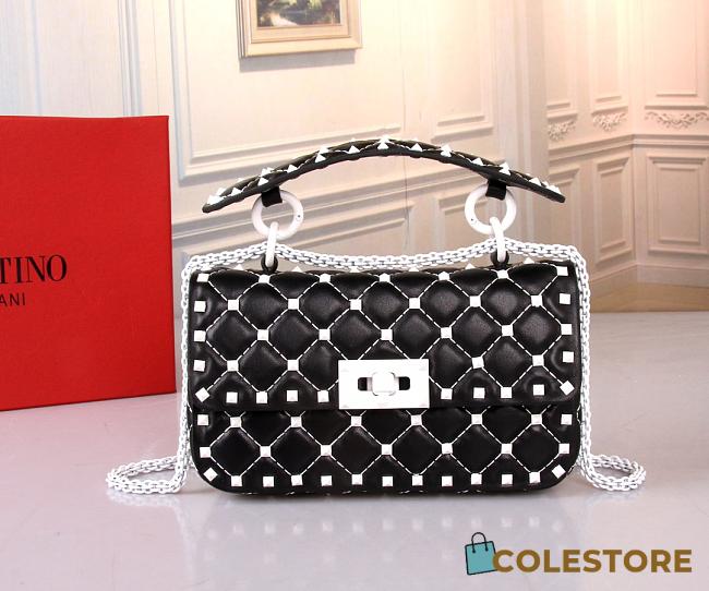 Colestore Valentino Garavani Rockstud Spike Black 20x11.5x5 - 1