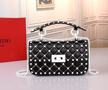 Colestore Valentino Garavani Rockstud Spike Black 20x11.5x5