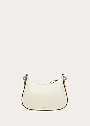 Colestore Valentino Garavani Small Rockstud Leather Shoulder Bag White 20x12.5x1.5cm - 5