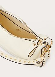 Colestore Valentino Garavani Small Rockstud Leather Shoulder Bag White 20x12.5x1.5cm - 2