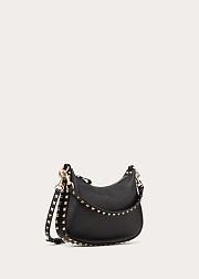 Colestore Valentino Garavani Small Rockstud Leather Shoulder Bag Black 20x12.5x1.5cm - 4