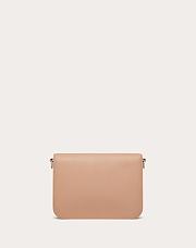 Colestore Valentino Garavani Loco Logo Plaque Foldover Top Shoulder Bag In Rose Cannelle 22x16x7cm - 5