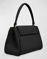 Colestore Valentino Garavani Alltime Logo-Plaque Handbag Black 24x17x12cm - 6