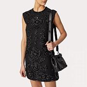 Colestore Valentino Garavani Full Black Small Roman Stud Bag 21x17x13cm - 3