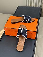 Colestore Hermes Oran Sandal Black & White - 5