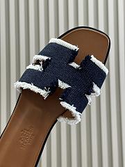 Colestore Hermes Oran Sandal Black & White - 4