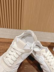 Colestore Loewe Flow Runner in Nylon and Suede Beige White - 6