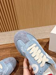 Colestore Loewe Flow Runner in Nylon and Suede Blue - 6